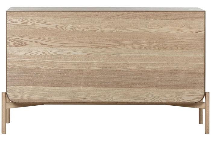 DKD Home Decor Buffet de Abeto y Ratán Ratan Moref 136x38x80