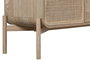 DKD Home Decor Buffet de Abeto y Ratán Ratan Moref 136x38x80