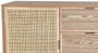 DKD Home Decor Buffet de Abeto y Ratán Ratan Moref 136x38x80