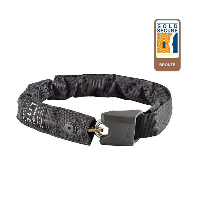 Hiplok Candado de Cadena LITE - Grillete de Acero 8mm, Cadena 6mm, 1kg, Seguridad Bronce Sold Secure, 75cm, Llave Hiplok Candado de Cadena LITE - Grillete de Acero 8mm, Cadena 6mm, 1kg, Seguridad Bronce Sold Secure, 75cm, Llave
