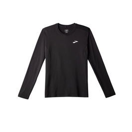 Camiseta de Manga Larga Hombre Brooks Atmosphere Long Sleeve 3.0 Negro