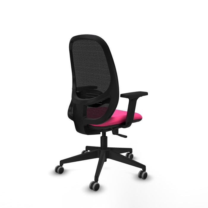 PIQUERAS Y CRESPO Silla de oficina Cilanco Rosa y Negro