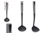 Kinvara Cazo Cocina Gris/Negro 32.5x9.5x9 cm (Set de 24)