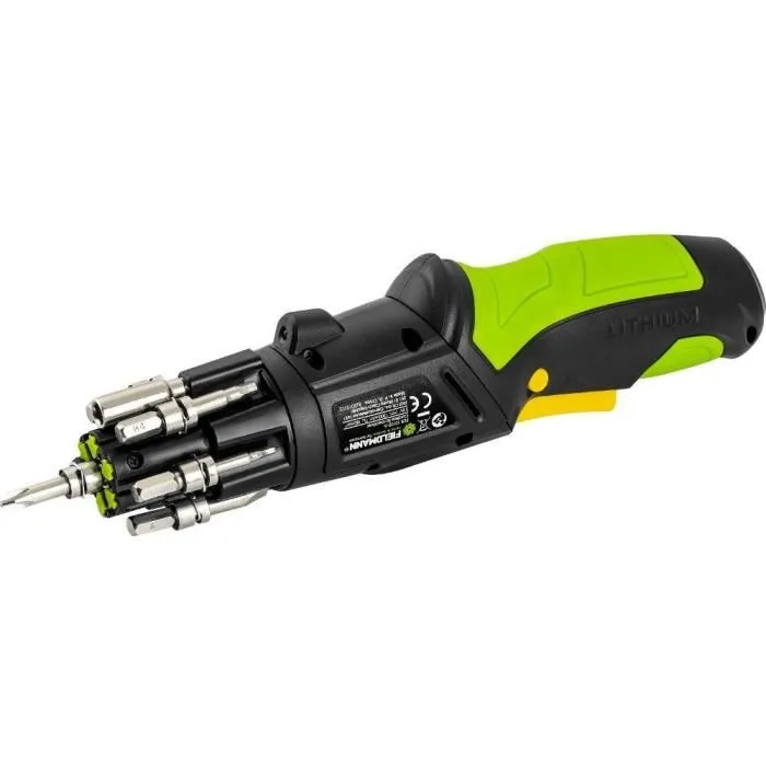 Fieldmann FDG 5018-108AR Juego de herramientas con destornillador inalámbrico