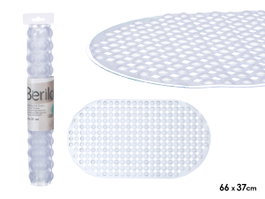 Berilo Antideslizante Ducha Transparente 66 x 37 cm (Set de 12)
