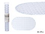 Berilo Antideslizante Ducha Transparente 66 x 37 cm (Set de 12)