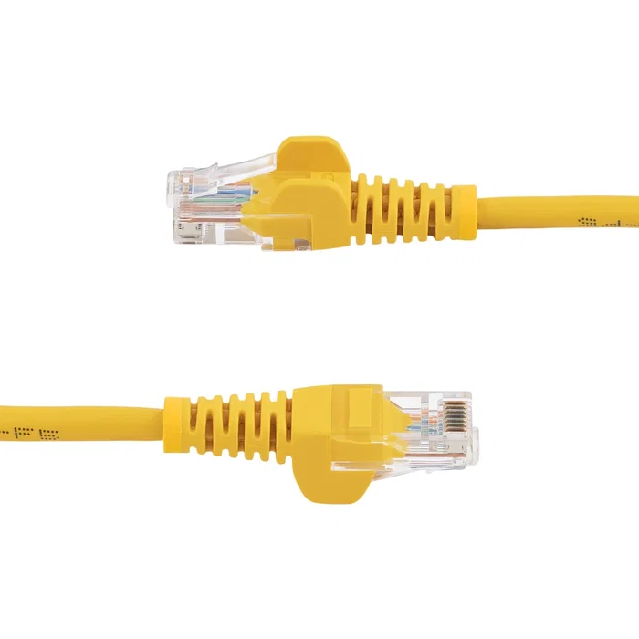 Startech.com 45PAT10MYL Cable de Red Ethernet RJ45 10m Cat5e U/UTP Amarillo - 100 Mbps, PoE, Conectores Chapados en Oro, Snagless, Macho-Macho