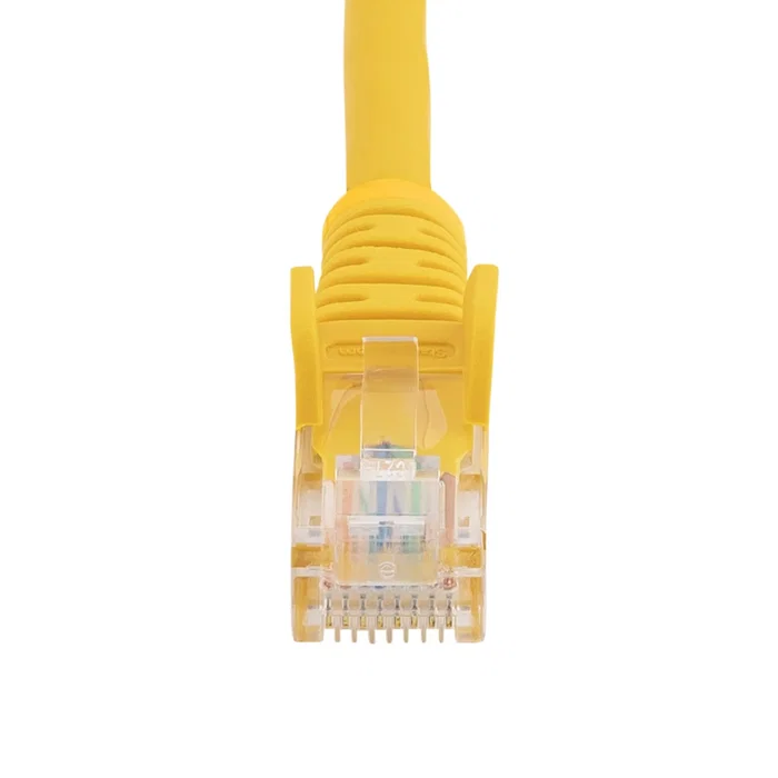 Startech.com 45PAT10MYL Cable de Red Ethernet RJ45 10m Cat5e U/UTP Amarillo - 100 Mbps, PoE, Conectores Chapados en Oro, Snagless, Macho-Macho