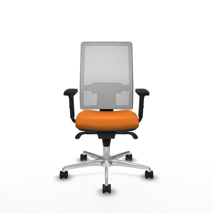 PIQUERAS Y CRESPO Silla de oficina Horna Naranja y Blanco PIQUERAS Y CRESPO Silla de oficina Horna Naranja y Blanco