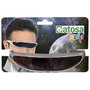 Atosa Gafas Futuristas Robot para Cosplay y Disfraces, Montura Plateada, Adulto