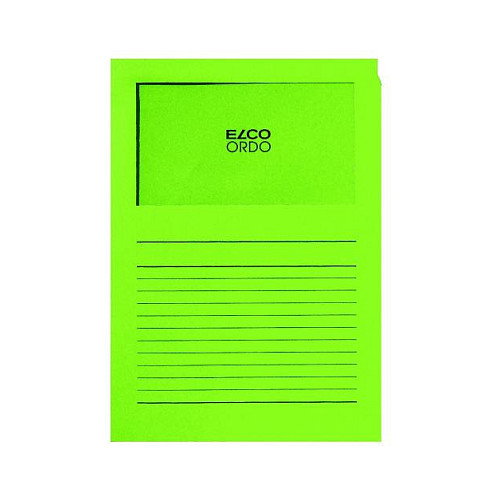 ELCO Fundas Ordo Cassico DIN A4 Verde 120 g/qm ELCO Fundas Ordo Cassico DIN A4 Verde 120 g/qm