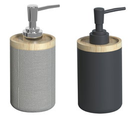 DKD Home Decor Set de 2 Dosificadores de Resina y Caucho Surtidos