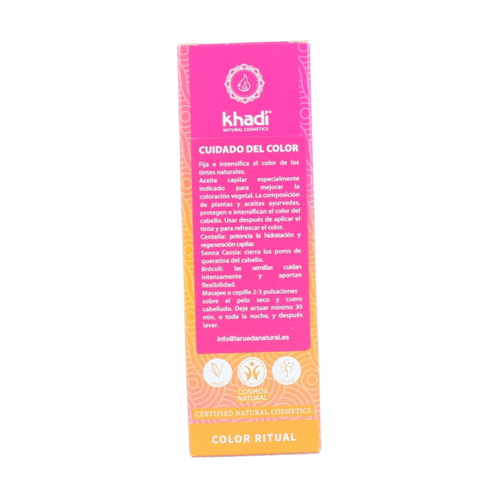 Khadi Aceite Capilar Fijador de Color 50ml Khadi Aceite Capilar Fijador de Color 50ml
