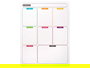 Pincello Imán Nevera Notas A3 Semanario 33.5 x 48 x 0.5 cm Blanco (Set de 36)