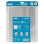 Apli Forro de Libros con Solapa Ajustable 300mm Transparente
