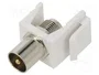 GOOBAY Conector RF Keystone F Tomacorriente Blanco