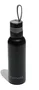 Muitomas WBOTTLELC500BK - Termo de acero inoxidable 500 ml, A prueba de fugas, Correa de silicona, Color negro