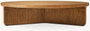 DKD Home Decor Mesa de Centro Roble MDF 121x121x31,5cm Veneer Natural
