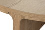 DKD Home Decor Mesa de Centro Roble MDF 121x121x31,5cm Veneer Natural