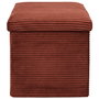 Home Deco Factory Caja-Puf Plegable Scott Cocooning 38x38x38 cm