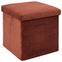 Home Deco Factory Caja-Puf Plegable Scott Cocooning 38x38x38 cm