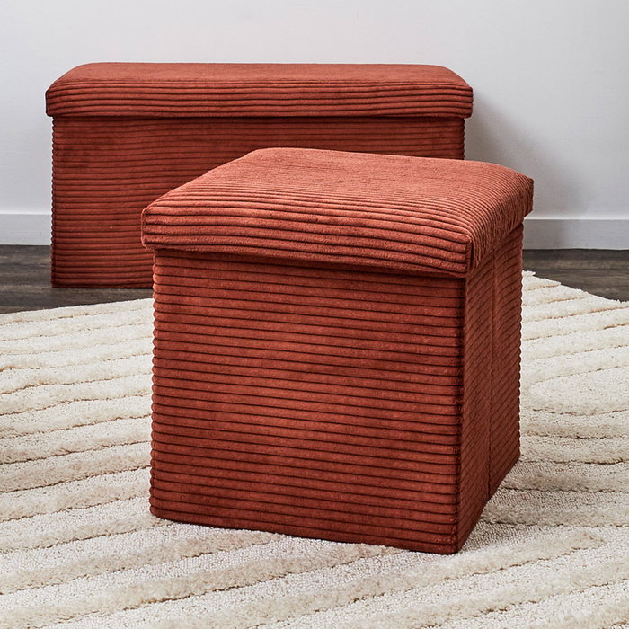 Home Deco Factory CAJA-PUF PLEGABLE SCOTT TERRAC Home Deco Factory CAJA-PUF PLEGABLE SCOTT TERRAC