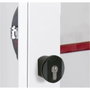 Cisa Cerradura con pomo fijo con llave antipánico Negro 1.07078.35.0