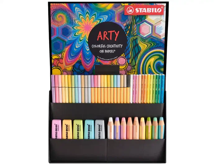 Stabilo Set Creativo Arty Pastel con 50 unidades surtidas