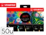 Stabilo Set Creativo Arty Pastel con 50 unidades surtidas