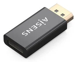 AISENS Conversor DisplayPort a HDMI 4K@60Hz DP Macho a HDMI Hembra Negro