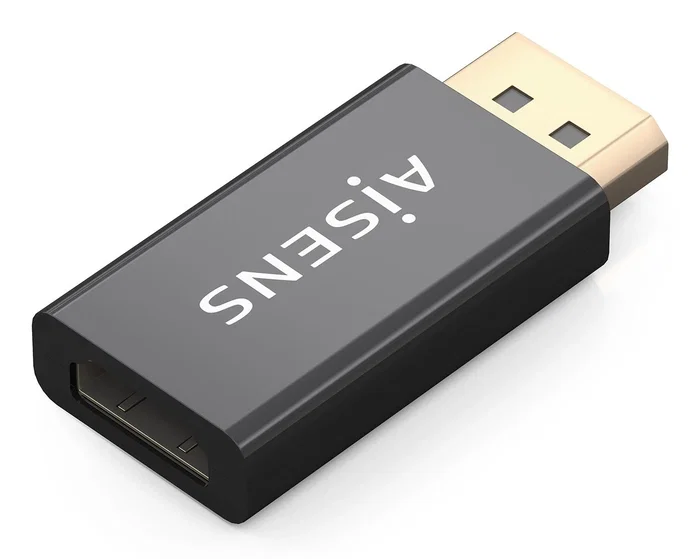 AISENS Conversor DisplayPort a HDMI 4K@60Hz DP Macho a HDMI Hembra Negro AISENS Conversor DisplayPort a HDMI 4K@60Hz DP Macho a HDMI Hembra Negro
