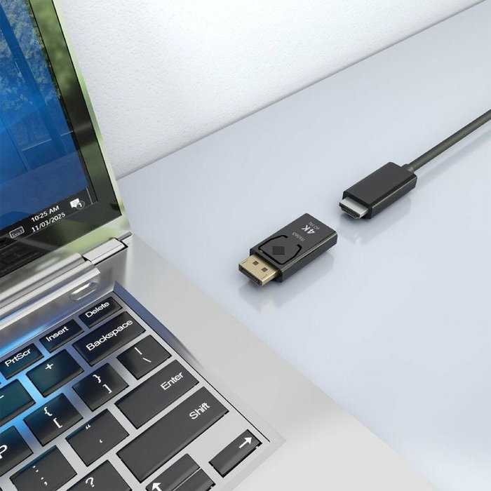 Aisens Conversor DisplayPort a HDMI 4K@60Hz Negro