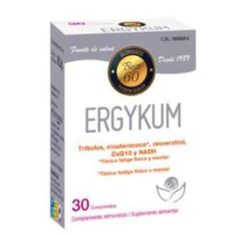 Bioserum Ergykum Fórmula Reforzada - Complemento alimenticio para energía y antioxidantes - 30 comprimidos
