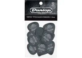 Dunlop Tortex / Std Pitch Black Púas Guitarra - Pack 12 Unidades - 0,50Mm