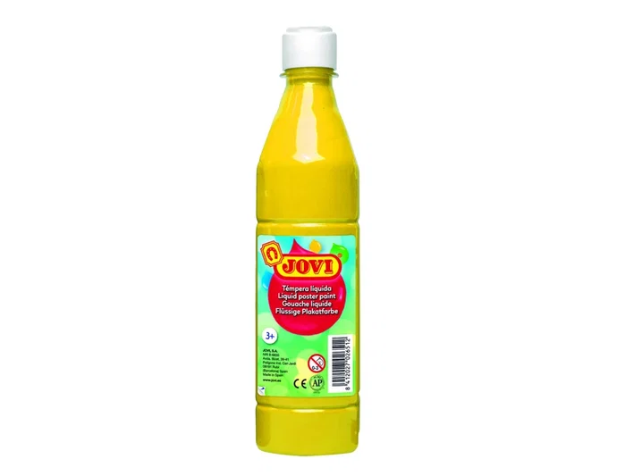 Jovi Témpera Líquida School Amarillo Botella 500 mL