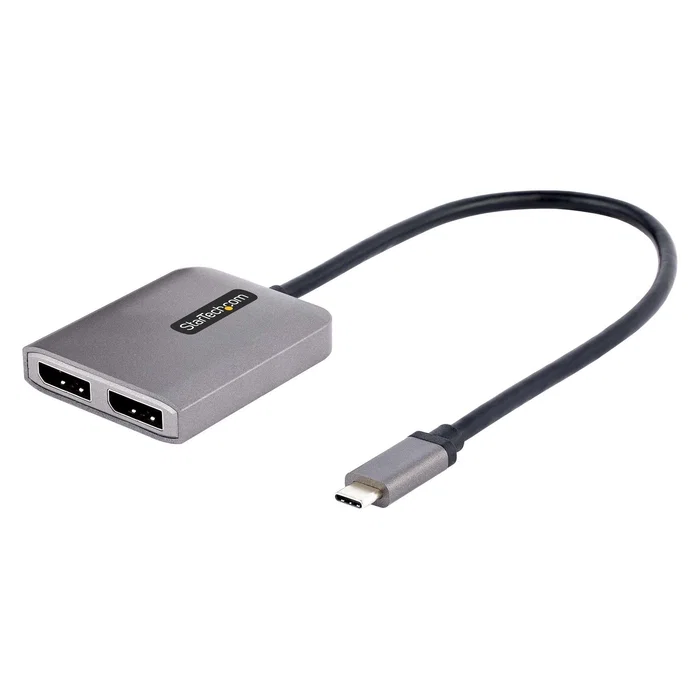 StarTech Adaptador USB-C a 2 Puertos DisplayPort 4K 60Hz MST MST14CD122DP StarTech Adaptador USB-C a 2 Puertos DisplayPort 4K 60Hz MST MST14CD122DP