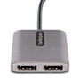 StarTech.com Adaptador USB-C a DisplayPort 1.4 Doble MST Hub 5K 60Hz HDR
