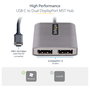 StarTech Adaptador USB-C a 2 Puertos DisplayPort 4K 60Hz MST MST14CD122DP