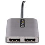 StarTech Adaptador USB-C a 2 Puertos DisplayPort 4K 60Hz MST MST14CD122DP