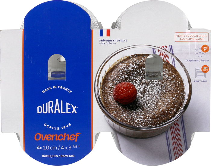 Duralex Set 4 Ramequin Transparente Ovenchef 24 cl (12 Cajas)