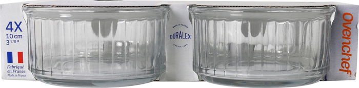 Duralex Set 4 Ramequin Transparente Ovenchef 24 cl (12 Cajas)