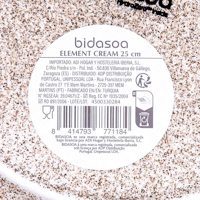 Bidasoa Plato Llano Element Hydrozero 25 cm Beige Bidasoa Plato Llano Element Hydrozero 25 cm Beige
