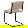 Silla Beige Tejido-Metal Contract 48 X 56 X 82 cm (Set de 2)