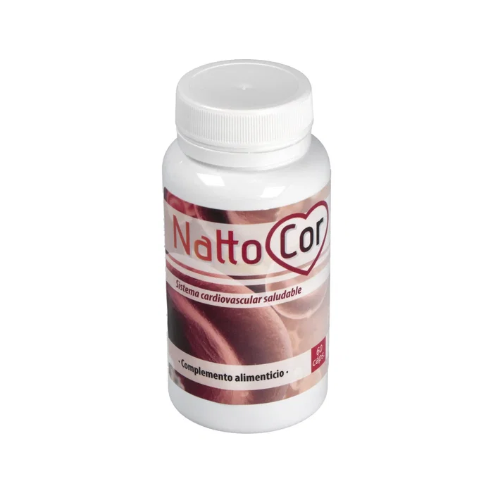 SALUDALKALINA Nattocor 60 Cápsulas - Complemento con Natoquinasa, Omega 3 y Ginkgo Biloba para la Circulación Sanguínea y Salud Cardiovascular SALUDALKALINA Nattocor 60 Cápsulas - Complemento con Natoquinasa, Omega 3 y Ginkgo Biloba para la Circulación Sanguínea y Salud Cardiovascular