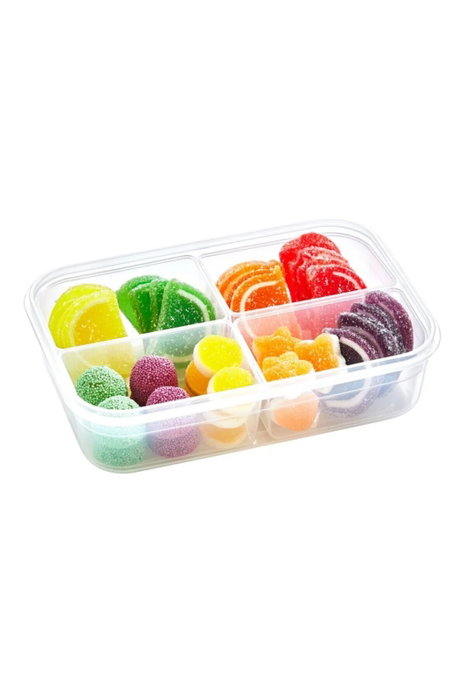 Hermia 1000 Set de Cajas de Almacenamiento de Plástico Transparente (6 Piezas) 1000 ml Hermia 1000 Set de Cajas de Almacenamiento de Plástico Transparente (6 Piezas) 1000 ml