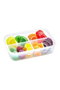 Hermia 1000 Set de Cajas de Almacenamiento de Plástico Transparente (6 Piezas) 1000 ml