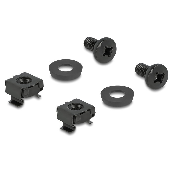 DeLOCK Soporte de cable 83 x 60 mm con placa de montaje negro DeLOCK Soporte de cable 83 x 60 mm con placa de montaje negro
