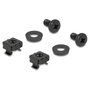 DeLOCK Soporte de cable 83 x 60 mm con placa de montaje negro