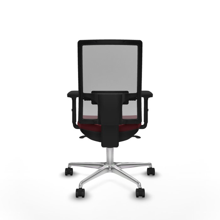 PIQUERAS Y CRESPO Silla de oficina Horna Granate y Gris