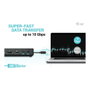 I-Tec Docking Station USB-C Triple Display Gen 2 Pro, 100W Power Delivery, 3 Pantallas 4K 120Hz, Gigabit Ethernet, Thunderbolt 3/4 compatible, Negro